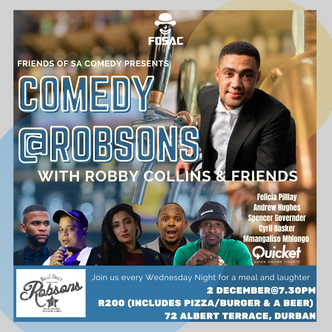 Copy of Robby Social MediaComedy @Robsons